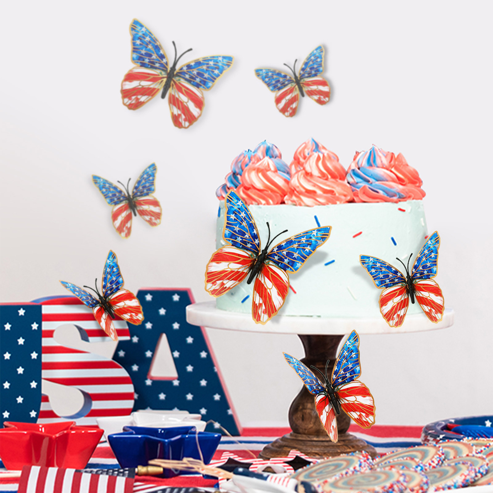 3d Butterfly Wall Stickers Ame - Baby Nursery Wall Decals 리뷰 및 가격