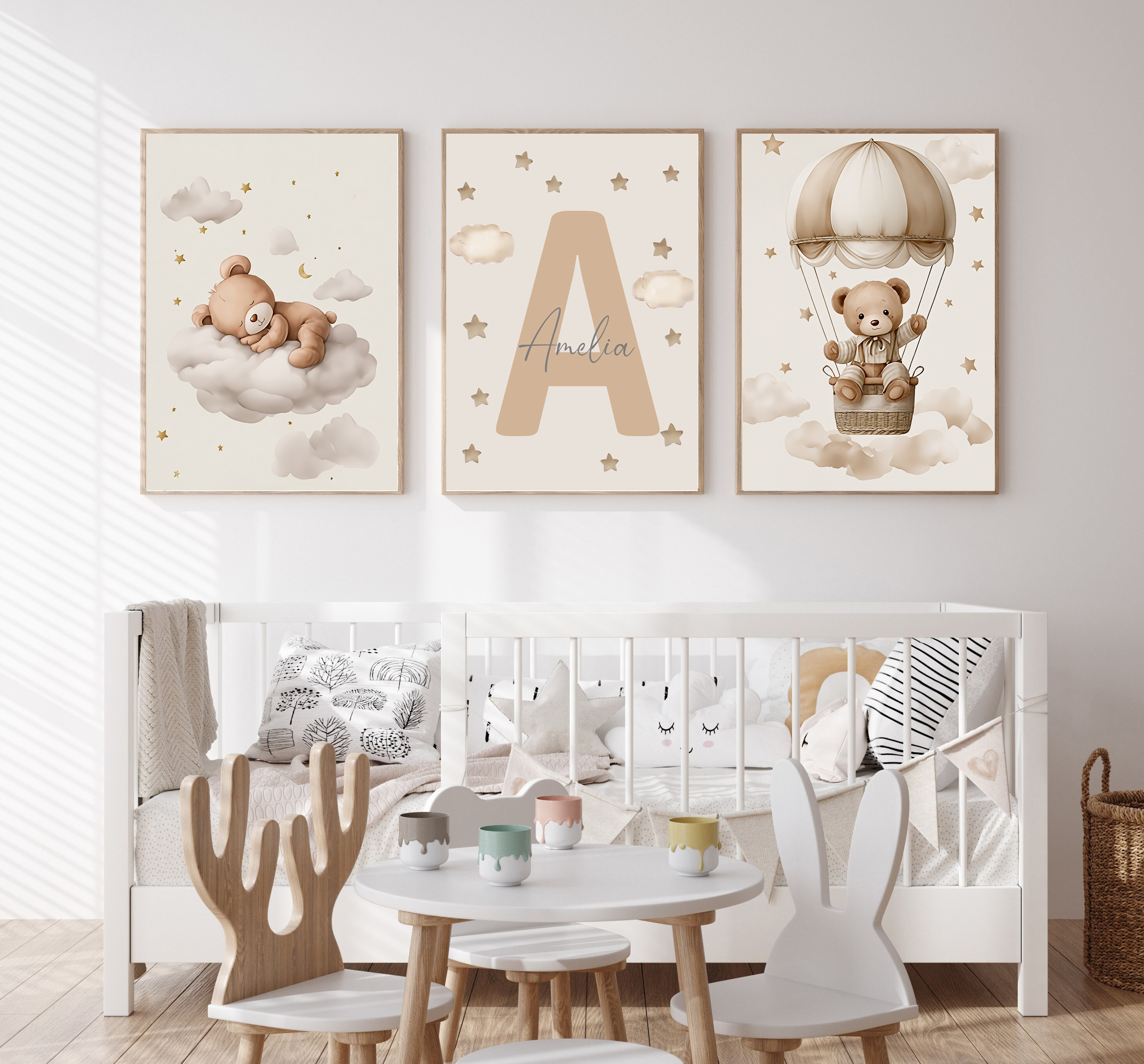 3pcs/set Bohemian Teddy Bear A - Baby Nursery Needs 리뷰 및 가격