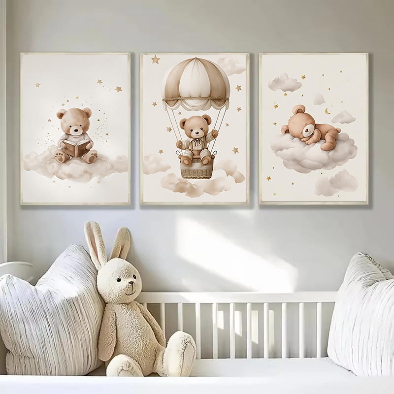 3pcs/set Bohemian Teddy Bear A - Baby Nursery Needs 리뷰 및 가격